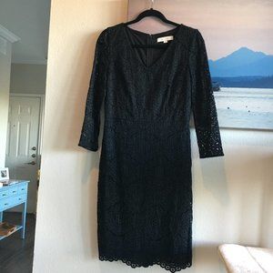 Black lace Loft dress